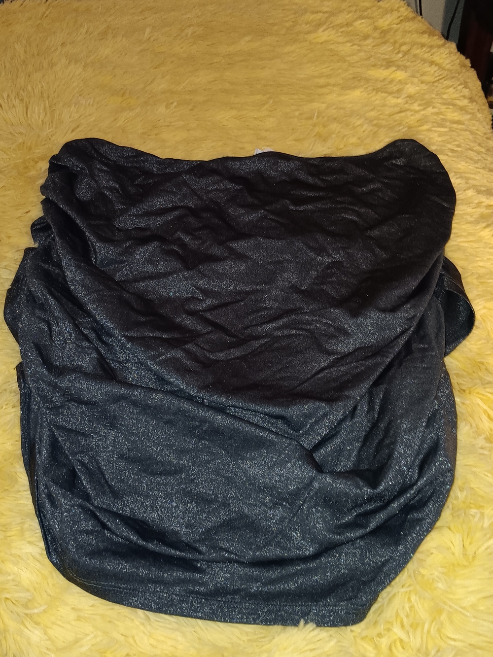 Cupshe Black Shimmery Women’s Swim Coverup Skirt Xl